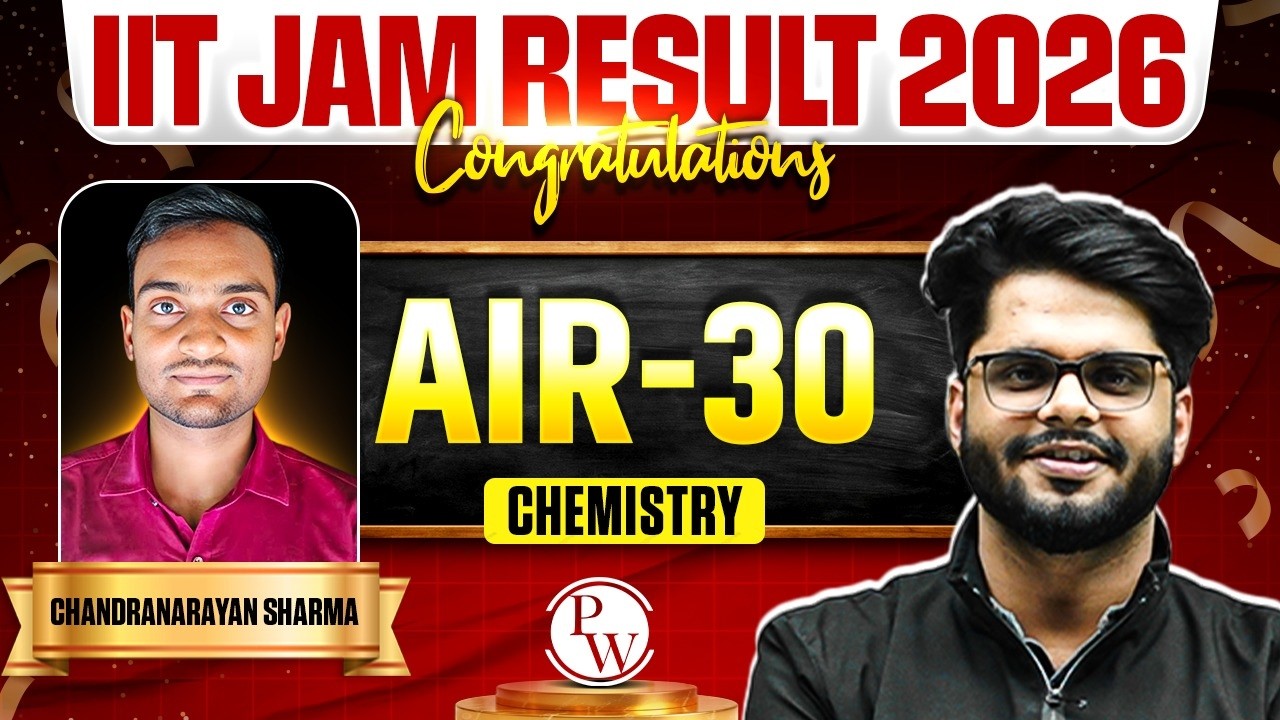 IIT JAM 2026 AIR 30 Chemistry Topper Interview | Chandranarayan Sharma Full Strategy & Journey 🚀