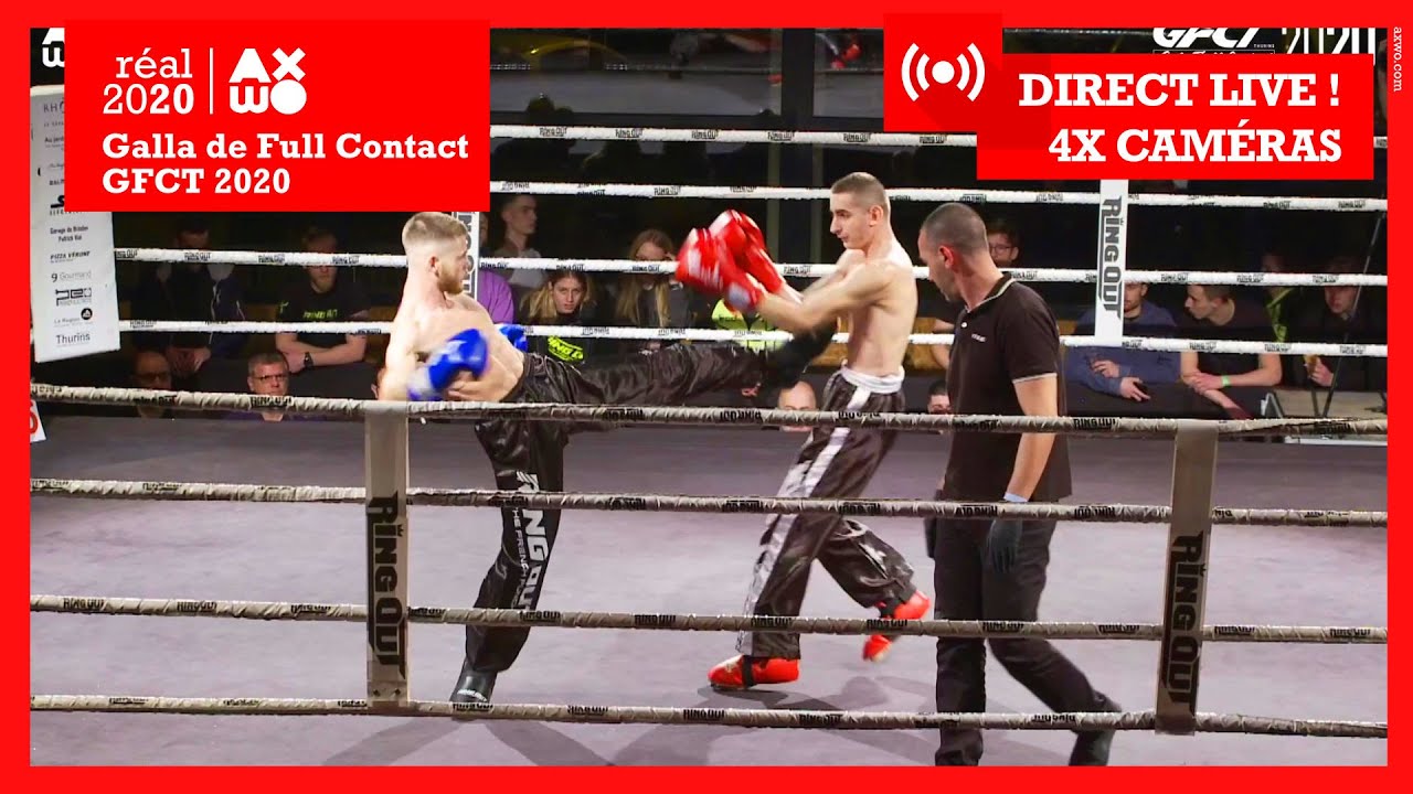 GFCT 2020 • DIRECT LIVE • sport full contact • ISKA • FFKMDA • réal axwo • 2020