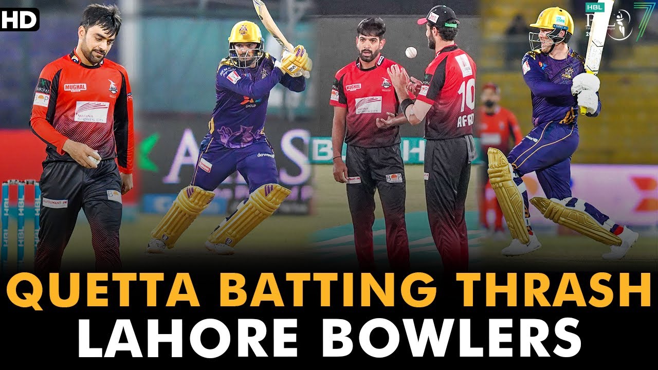 Quetta Batting Thrash Lahore Bowlers | Quetta vs Lahore | Match 15 | HBL PSL 7 | ML2G