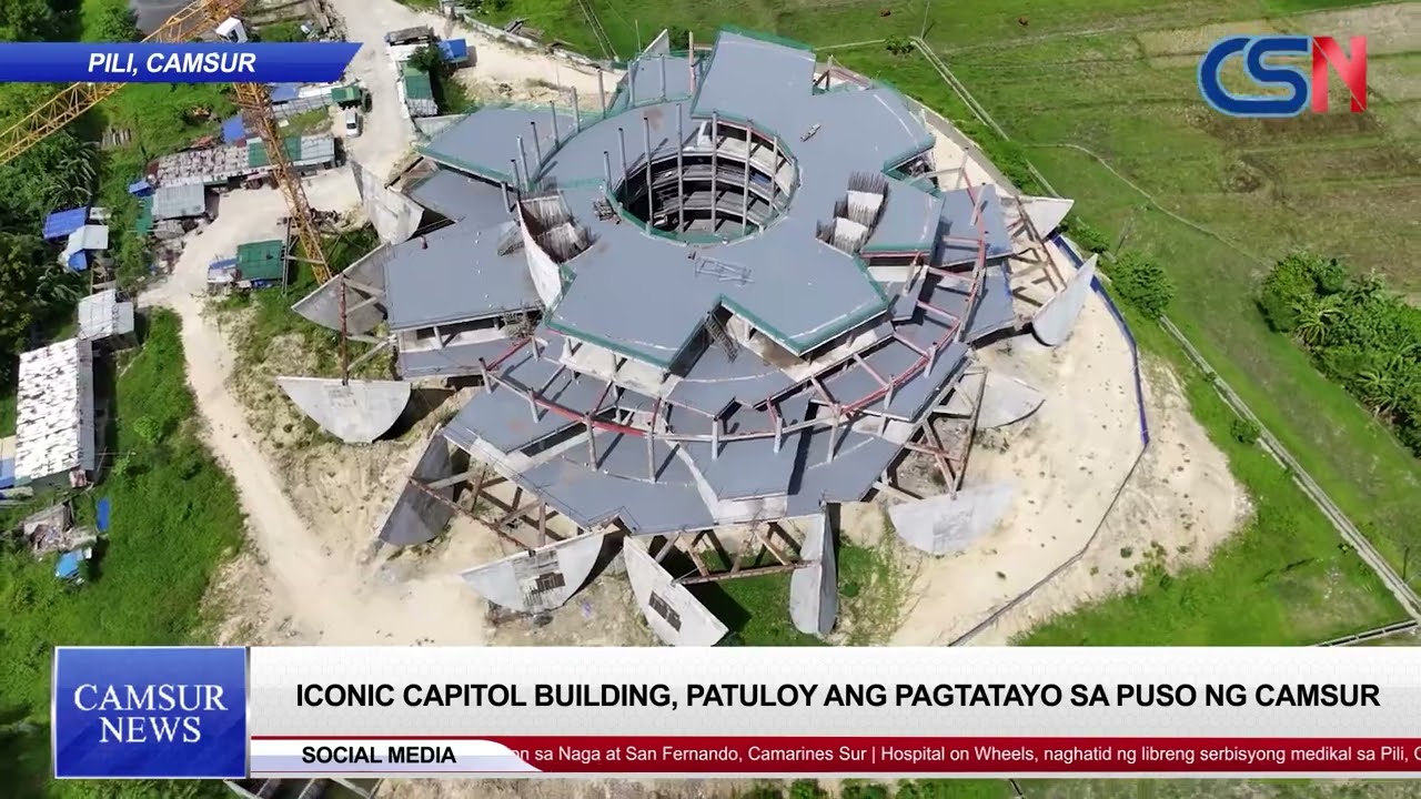 Iconic Capitol Building, patuloy na binubuo sa puso ng CamSur