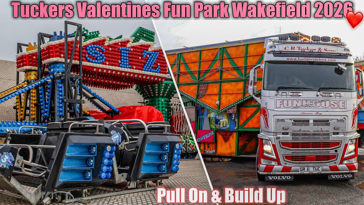 Tuckers Valentines Fun Park Wakefield Pull On & Build Up February 2026 | New Location For This Year!