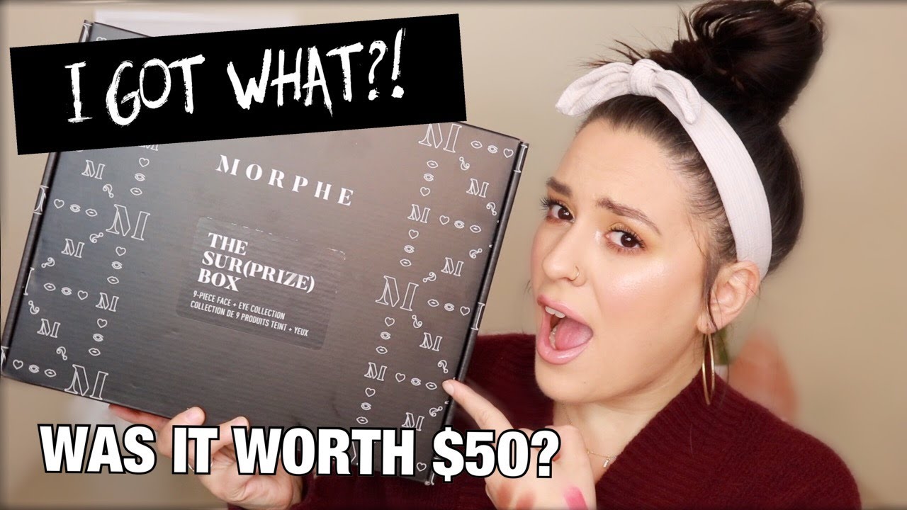 I GOT WHAT?! MORPHE SURPRIZE MYSTERY BOX!