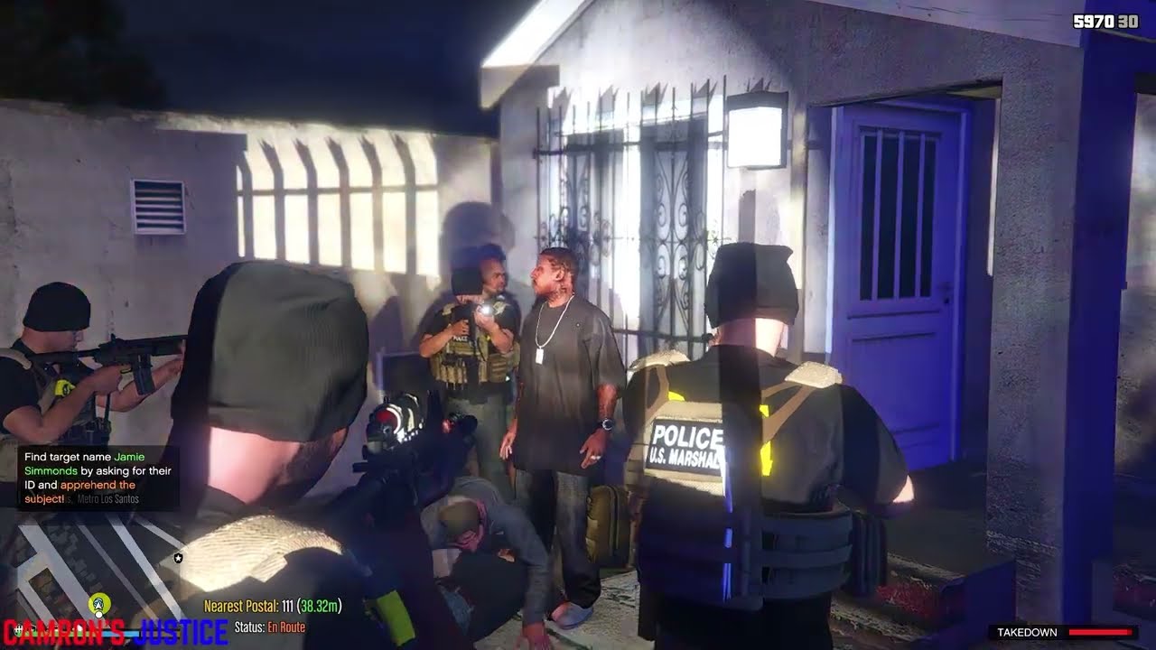 PRISONER ESCAPE ATTEMPT??? | US MARSHAL PATROL!!! | GTA 5 LSPDFR