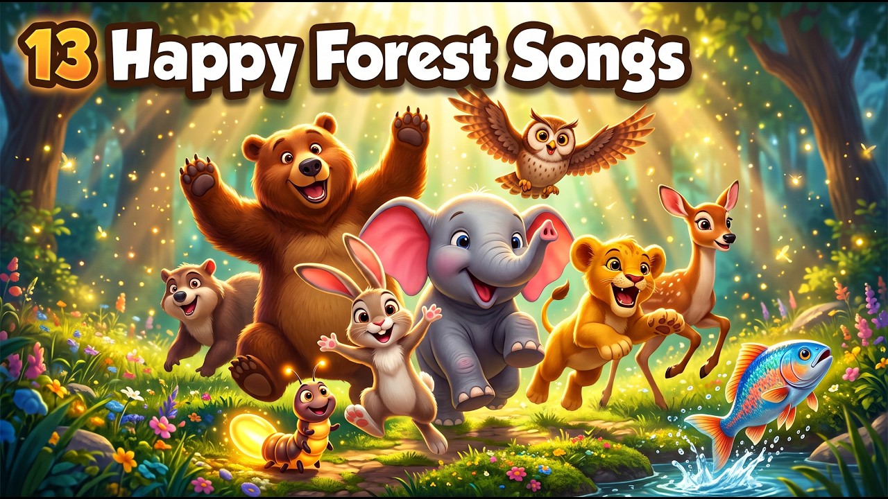 13 Happy Forest Songs... All in One! 🌙 | Happy Forest Stories | Happy Forest Songs