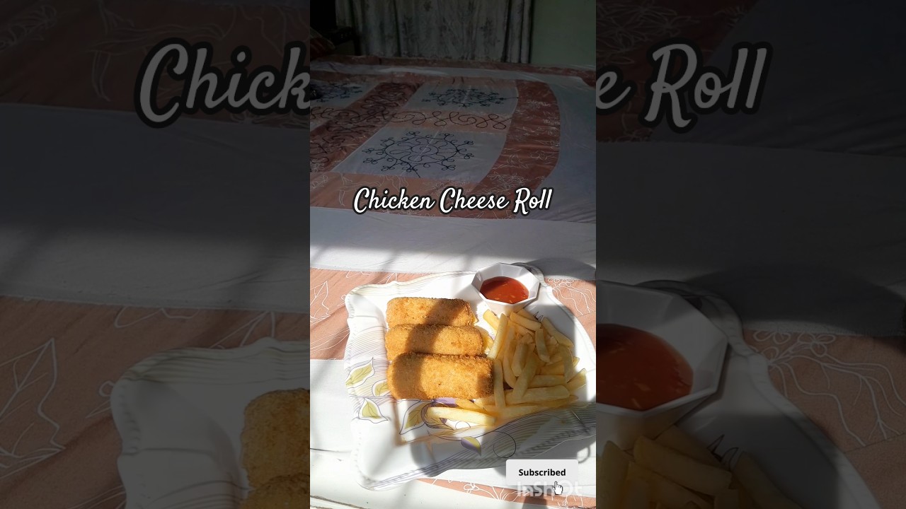 Chicken cheese roll 