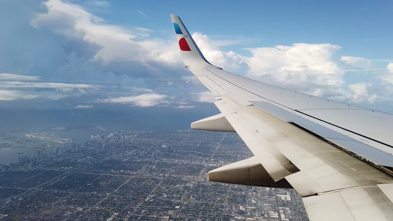 Landing in Miami Airport
