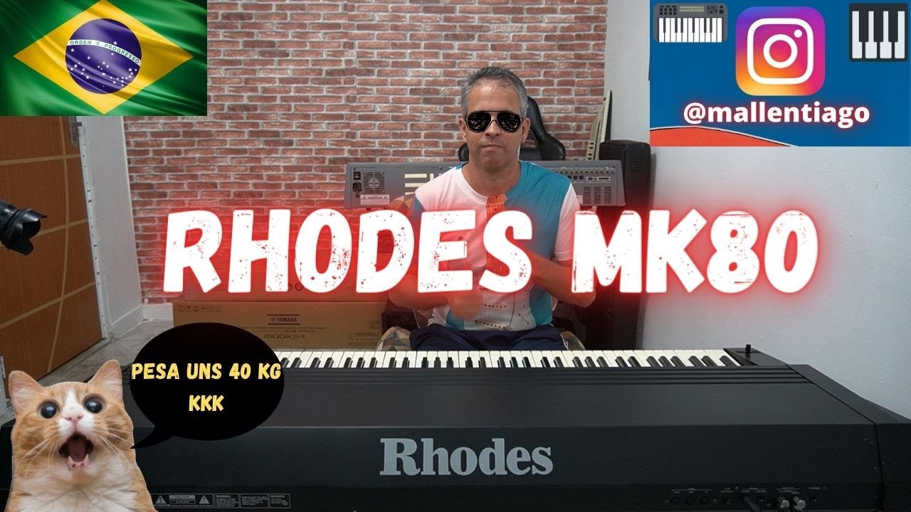 RHODES MK-80 (ROLAND) FACTORY SOUNDS by TIAGO MALLEN (ANO : 1989) #rhodes #rhodespiano #MK80 #roland