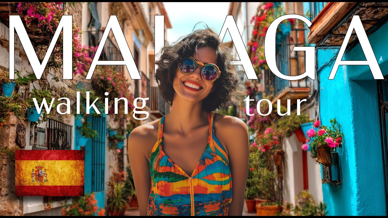 Malaga Spain 2026 Walking Tour 4K 🇪🇸 Sunny City Walk