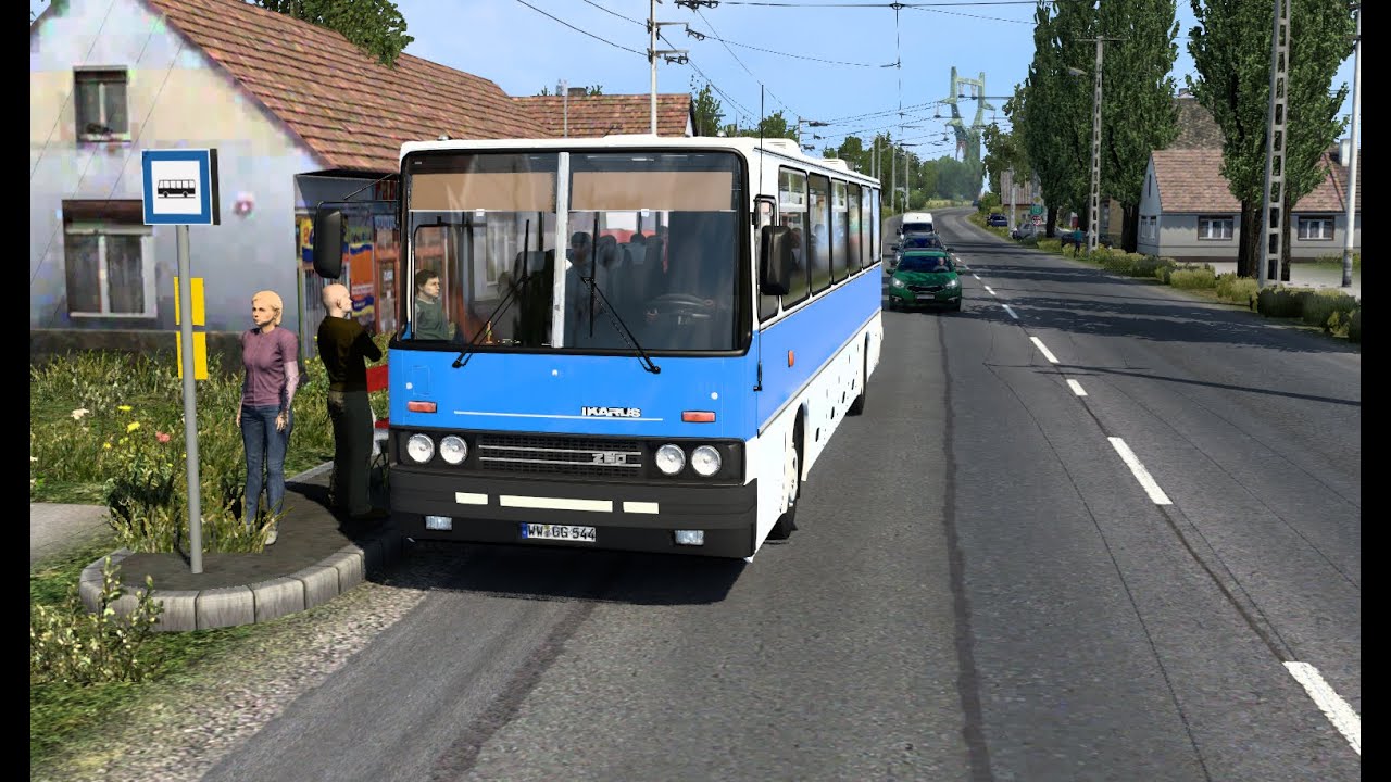 ETS2/ magyar map SZEMÉLY szállítás /ikarus autóbusszal/