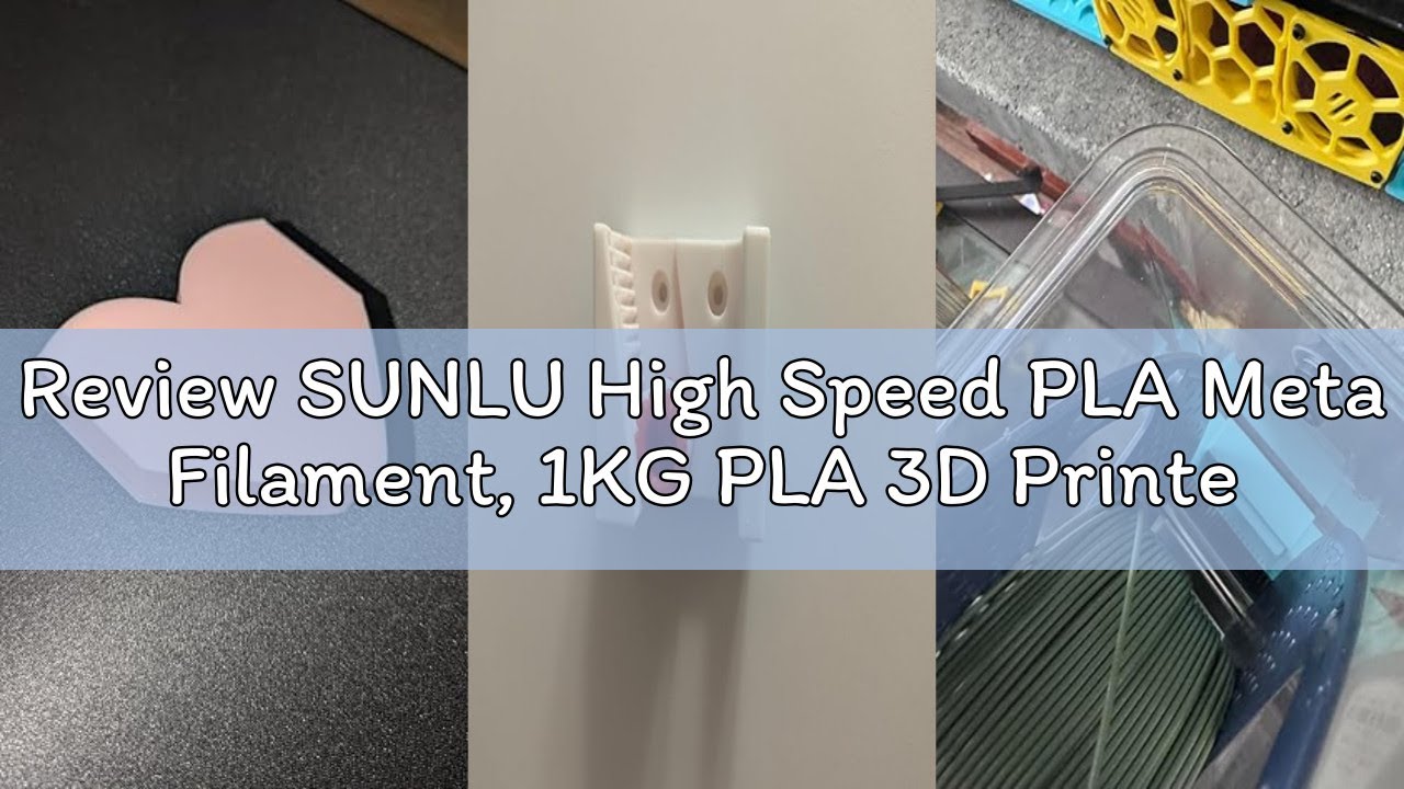 Review SUNLU High Speed PLA Meta Filament, 1KG PLA 3D Printer Filament 1.75mm, Tougher Neatly Wound