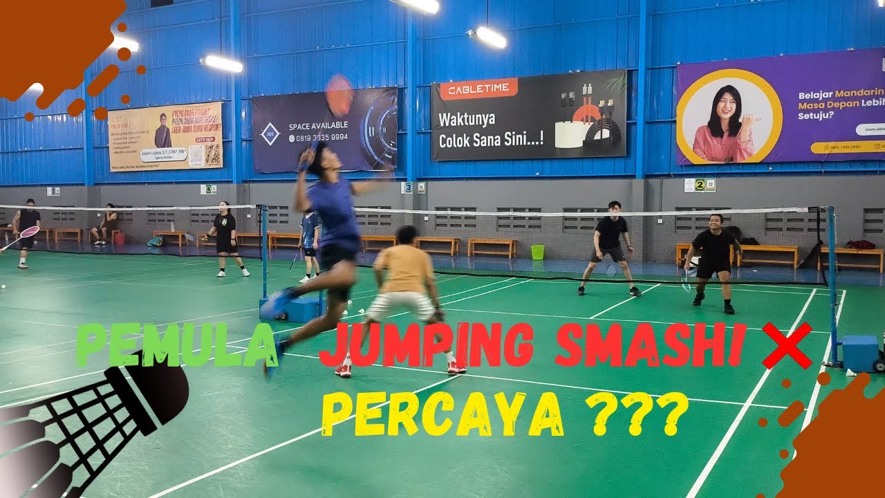YAKIN CUMA PRO YANG BISA JUMPING SMASH? FUN GAME | BADMINTON GAMEPLAY | MABAR WITH CBC 2.4