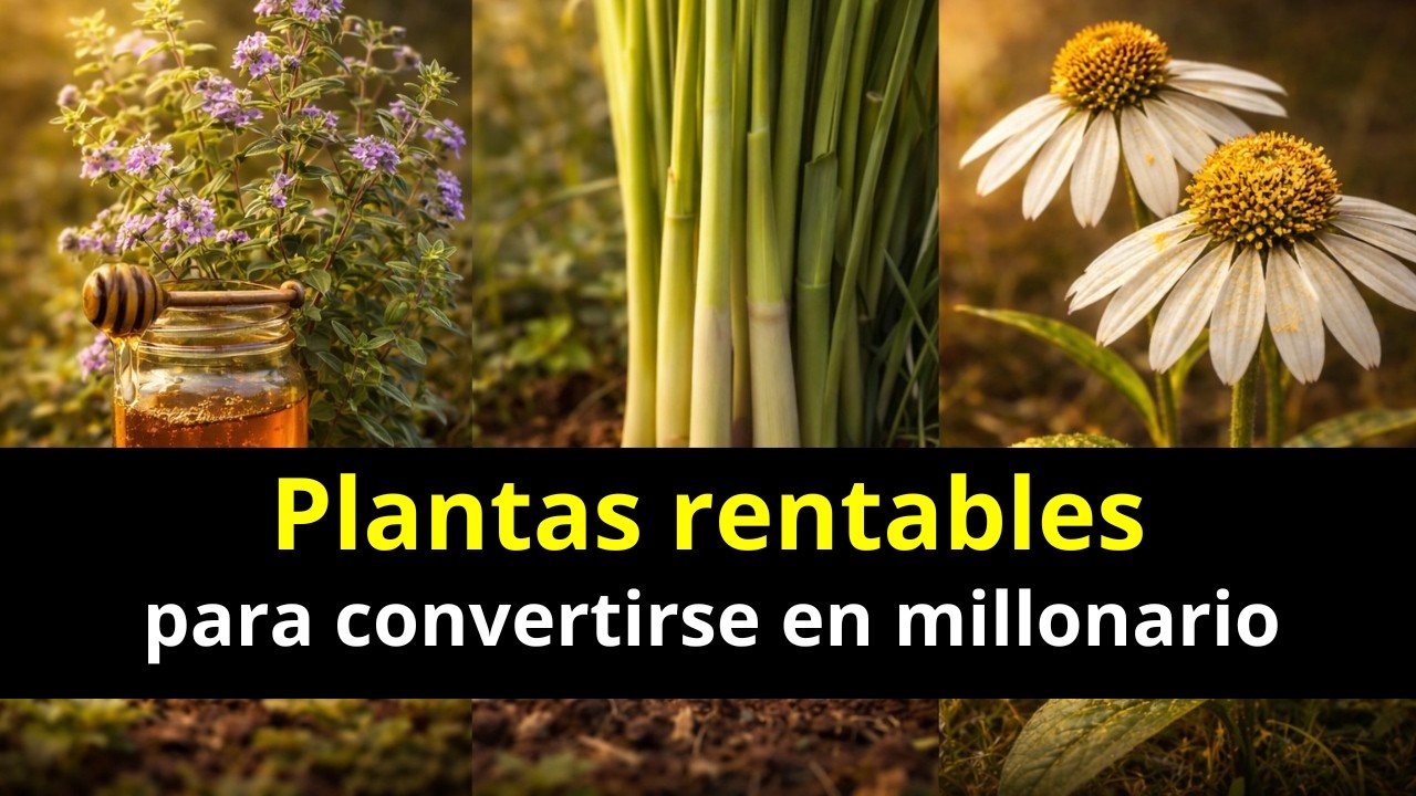 20 Plantas Rentables que te harán Millonario en 2026