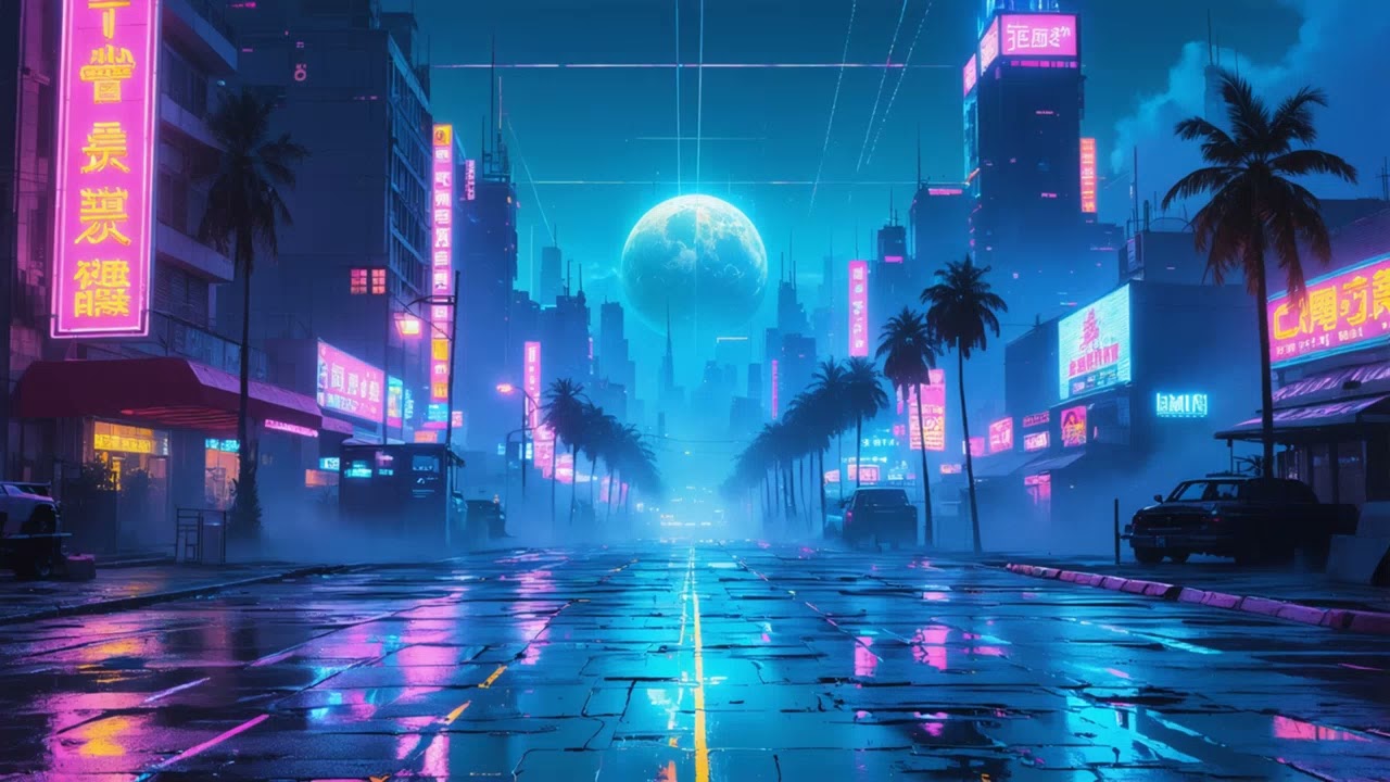 Neon Highways 🌌 | 1 Hour of Dreamy 80s Synthwave Music