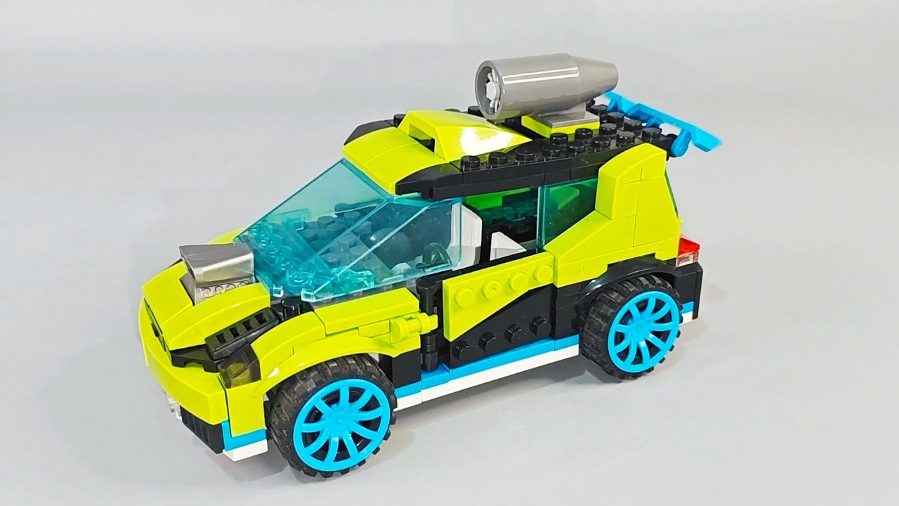 Как собрать автомобиль из LEGO | Ракетный раллийный автомобиль | Транспортное средство из LEGO | ...