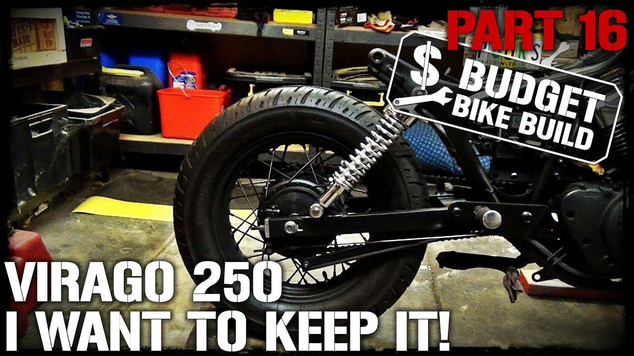 Сборка Virago 250 - ЧАСТЬ 16. Колеса на месте!