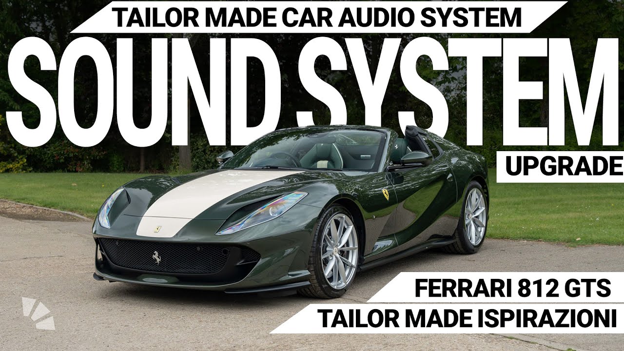 Ferrari 812 GTS : The Ultimate Sound System Upgrade