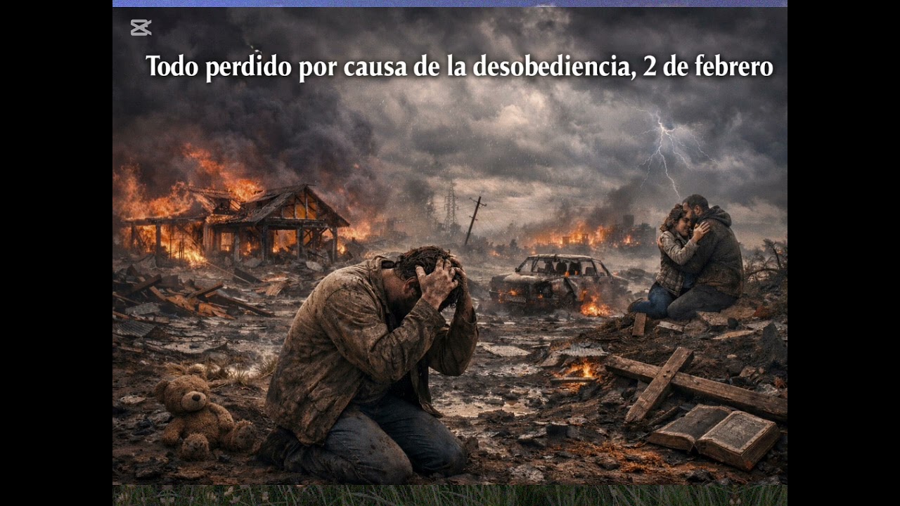 Todo perdido por causa de la desobediencia, 2 de febrero #amor #fe #reflexiones #obediencia