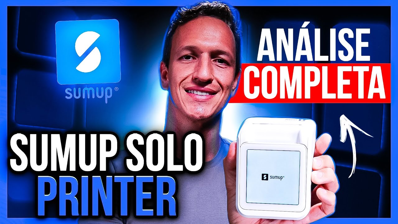 Nova Sumup SOLO PRINTER - PIX e Bateria Dupla - TESTEI TUDO