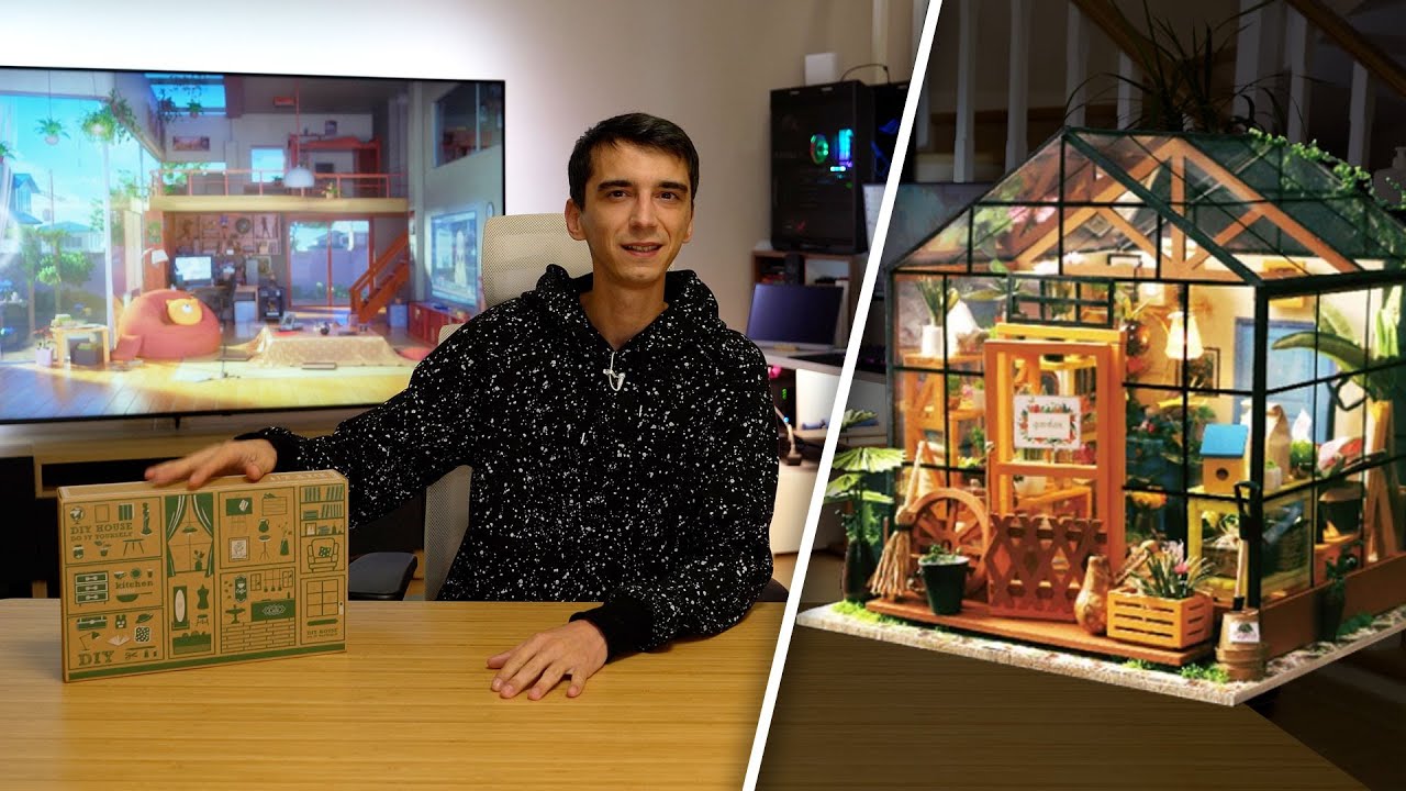AHŞAP MİNYAT&Uuml;R EV Yaptım! (Kış Bah&ccedil;esi Temalı)