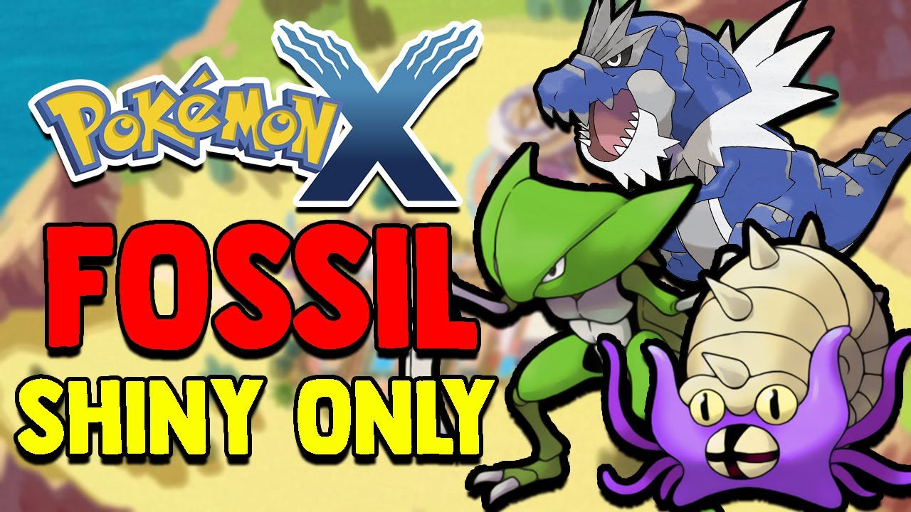 POKEMON X HARDCORE NUZLOCKE, НО Я МОГУ ИСПОЛЬЗОВАТЬ ТОЛЬКО БЛЕСТЯЩИХ ИСКОПАЕМЫХ ПОКЕМОНОВ