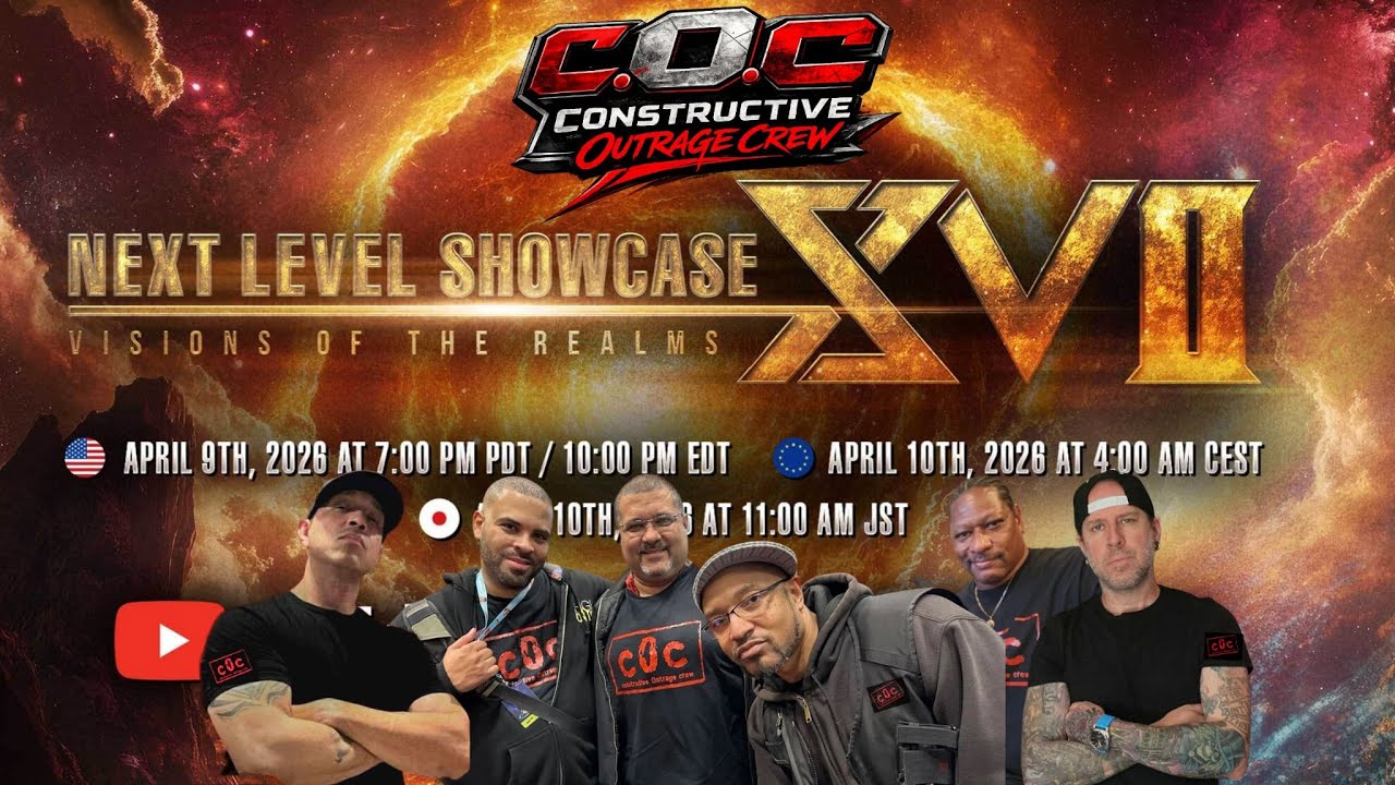 c.O.c Presents Prime 1 Studios Next Level Showcase XVII: VISIONS OF THE REALMS | Live Hangout!