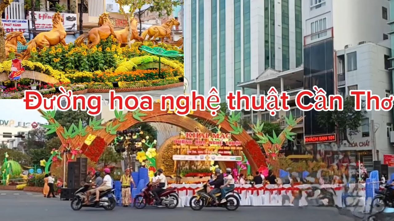 Đường hoa nghệ thuật Cần Thơ sắp khai mạc