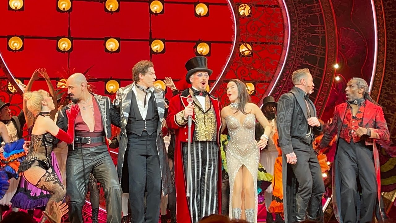 Moulin Rouge Singalong Broadway Bows - ft. Boy George - Al Hirschfeld Theatre NYC - 2/28/24