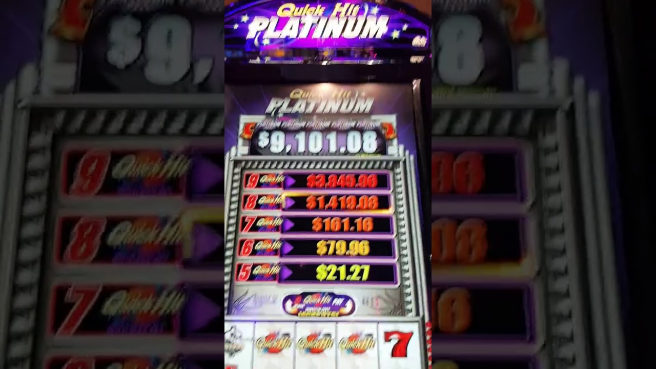 Quick Hits Platinum - First Huge Jackpot Hand Pay