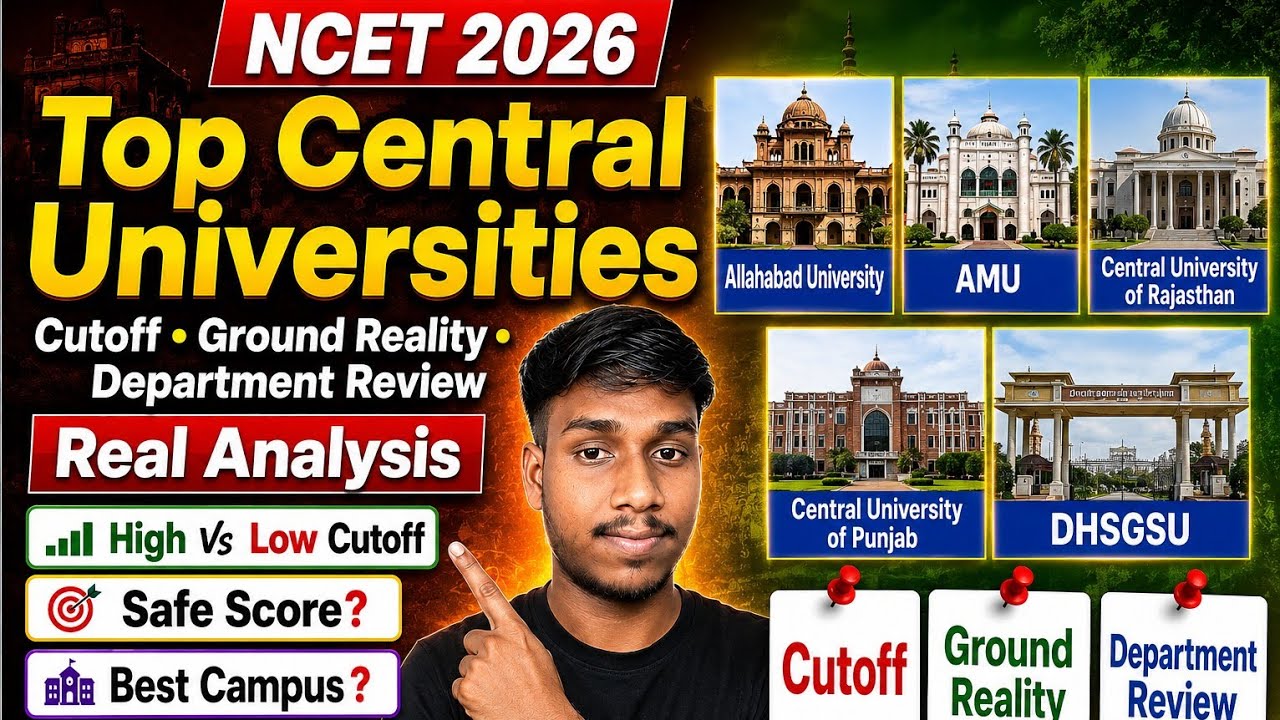 Best Central Universities for ITEP 2026🔥| Safe Score, Cutoff Analysis, Campus | @ncetiteptalks #itep