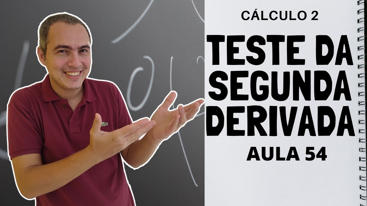 TESTE DA SEGUNDA DERIVADA - MÁXIMOS E MÍNIMOS - CÁLCULO 2 - AULA 54