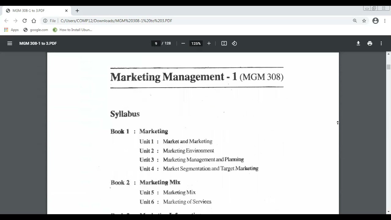 YCMOU MVSM 62333 TYBCOM MGM 308,309