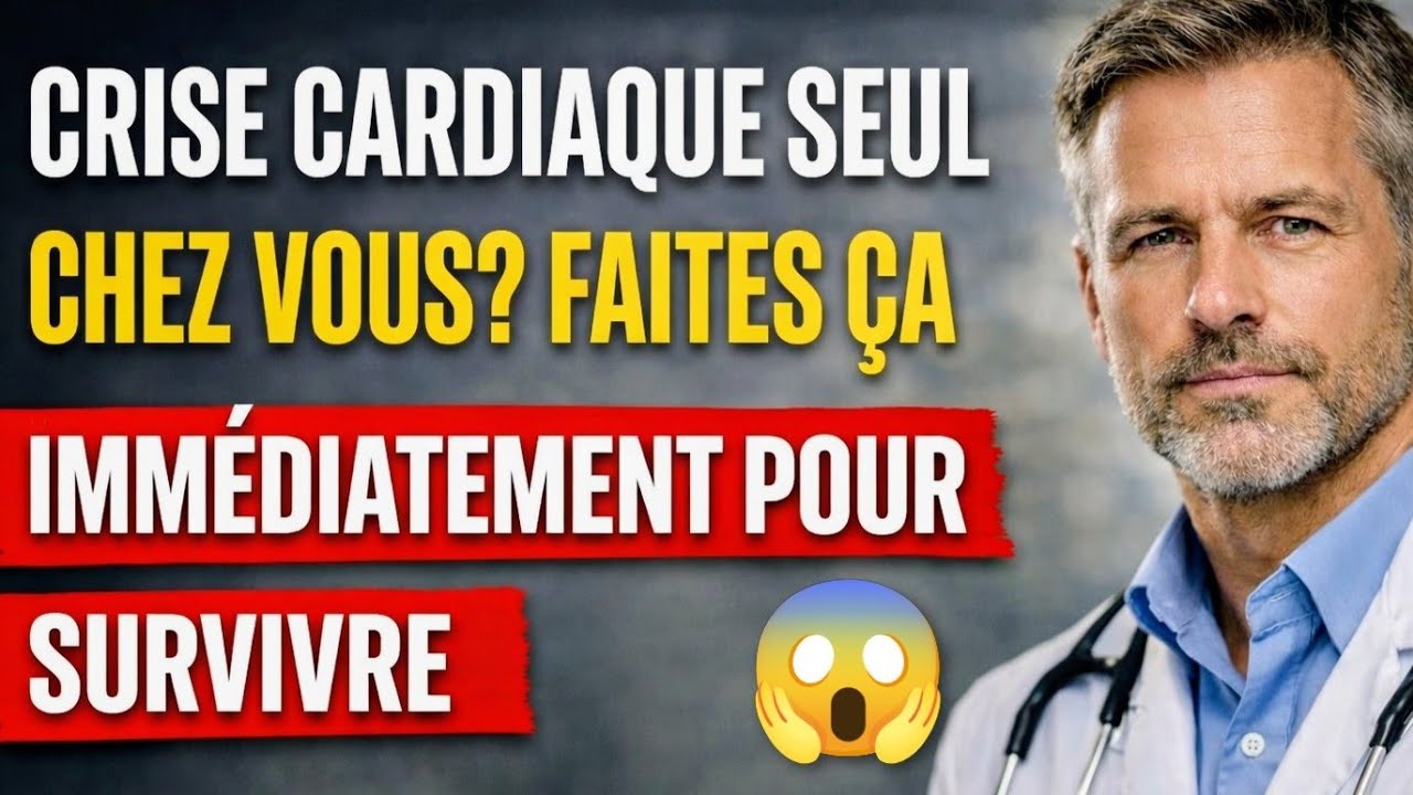 Crise cardiaque : si vous êtes seul, faites ceci immédiatement pour survivre