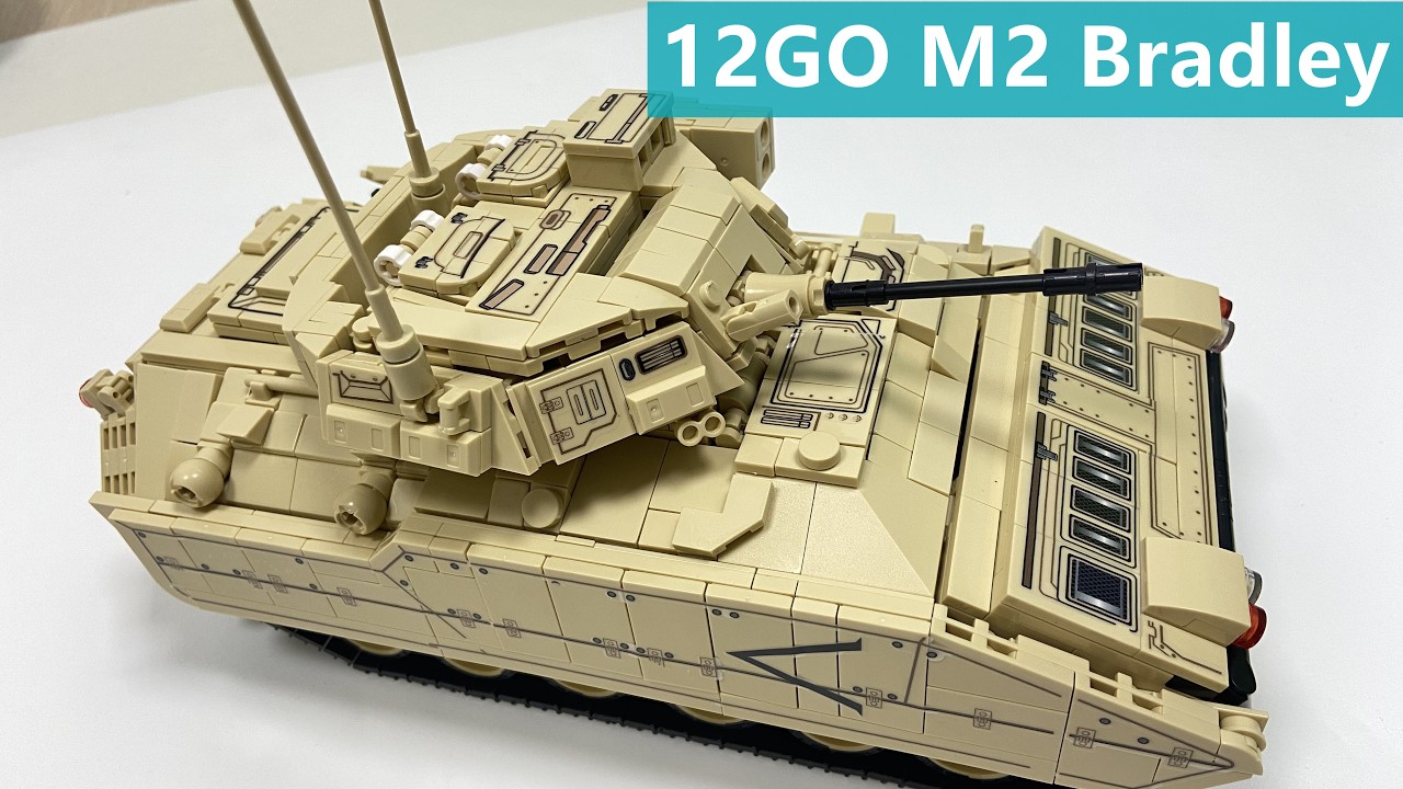 Build A Lego M2 Bradley IFV-12GO 96007 Review