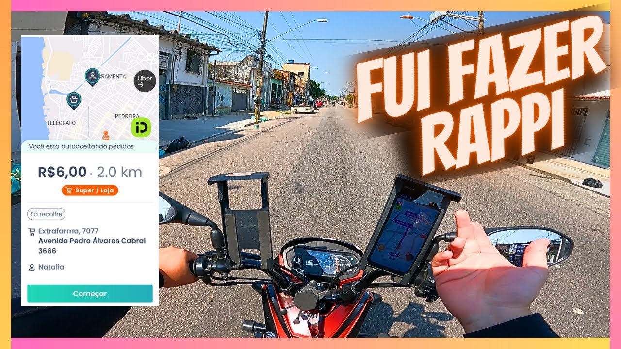 RAPPI ENTREGADOR | FUI FAZER E ME DEI MAL! (BELÉM-PA)