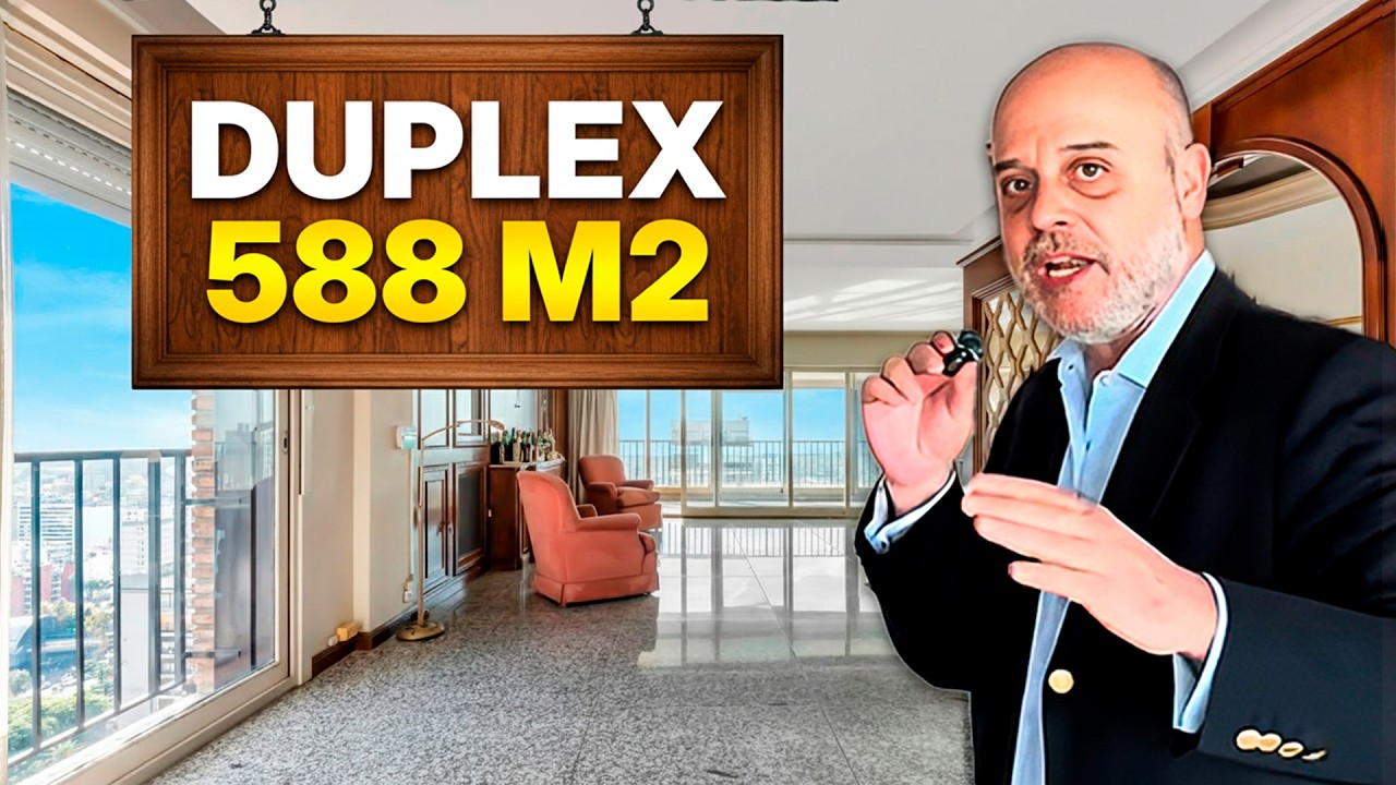 Recorrí un duplex ALTÍSIMO en BELGRANO con vistas 360 🔭