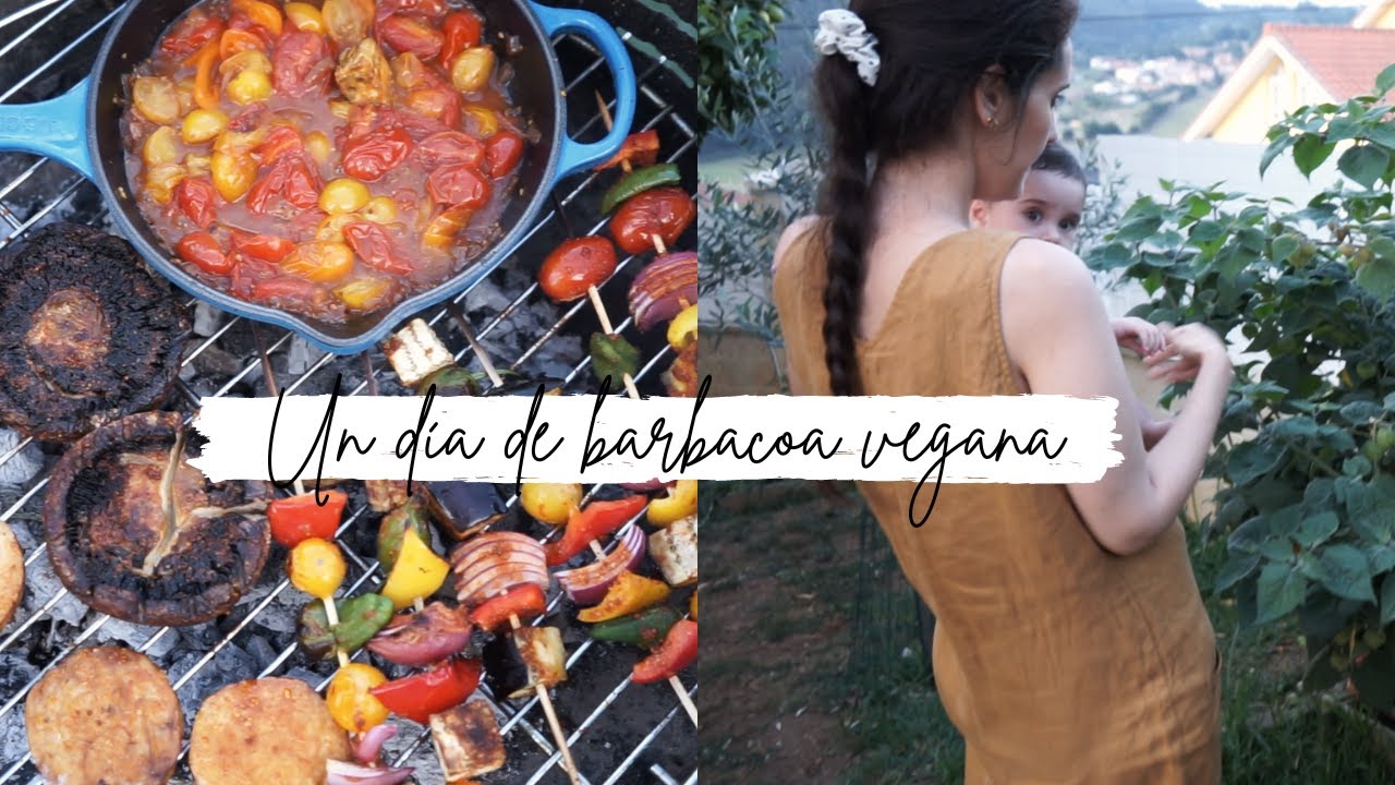Haciendo barbacoa vegana | Cocina relajante vlog