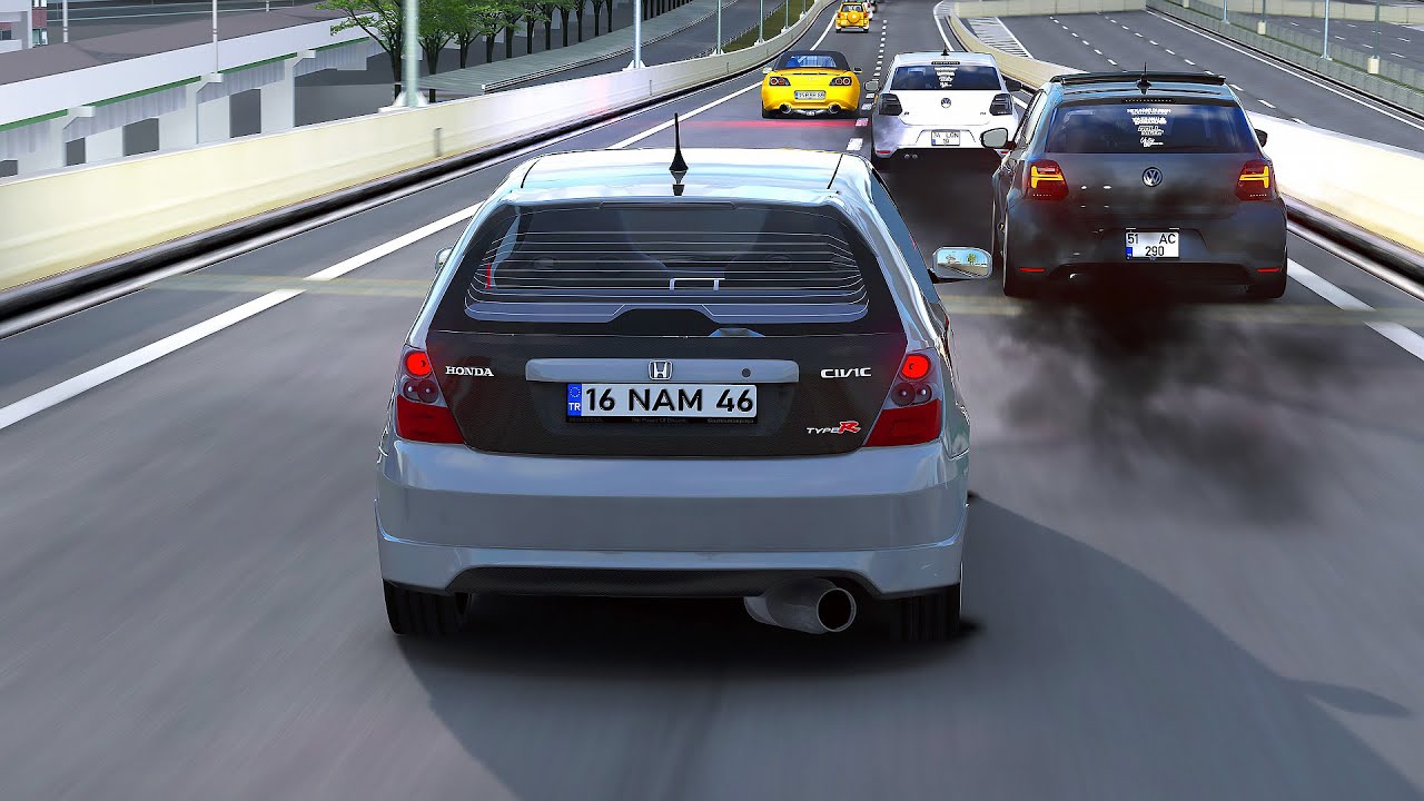 BOL KAZALI SOKAK YARIŞI | ASSETTO CORSA | STEERİNG WHEEL GAMEPLAY