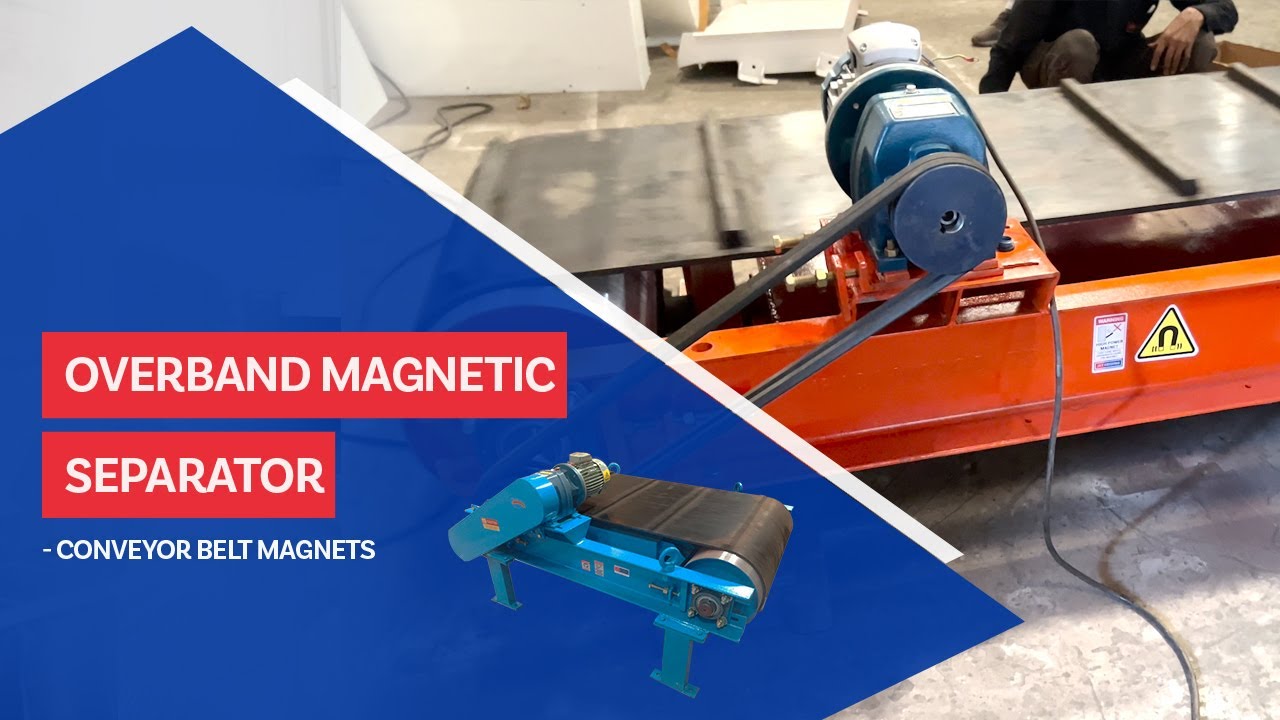 Overband Magnetic Separator - Conveyor Belt Magnets