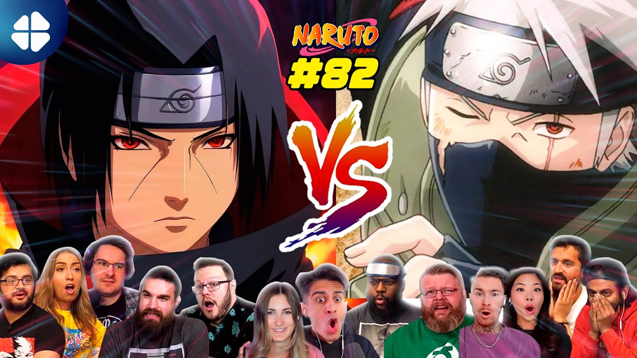 Itachi vs Kakashi | Naruto Ep. 82 Reaction Mashup ナルト海外の反応