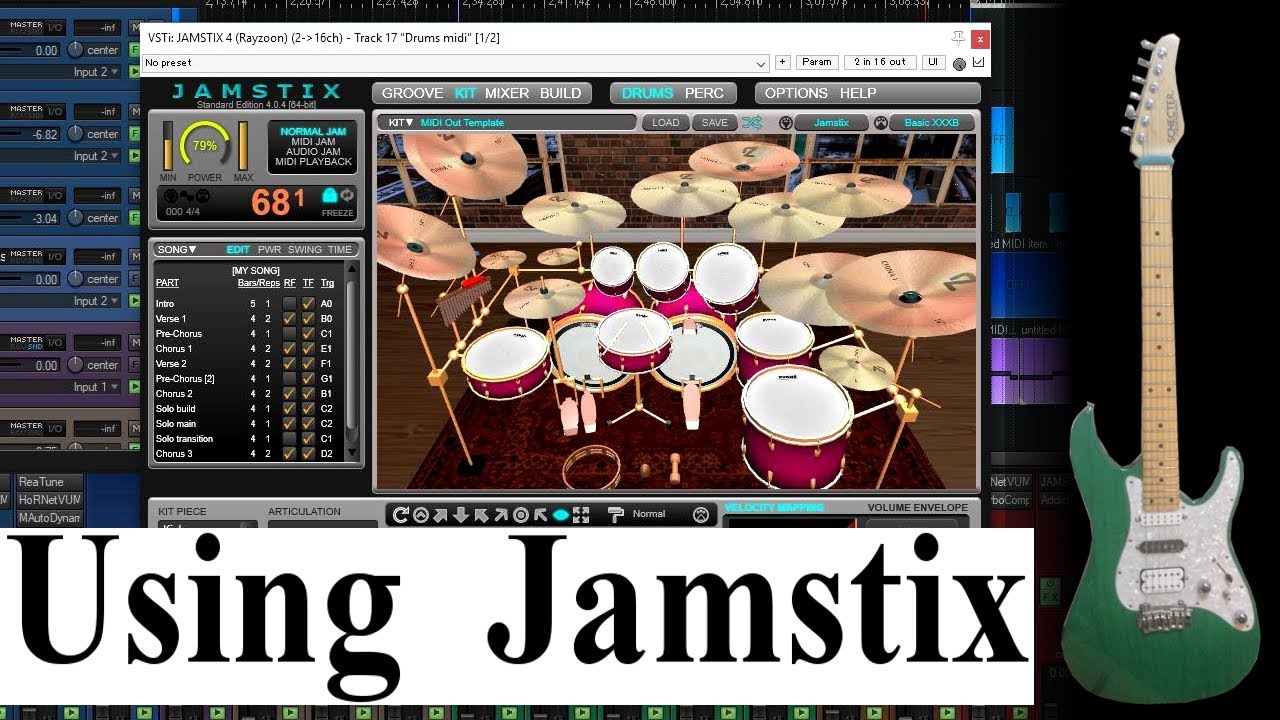 Как я использую Jamstix