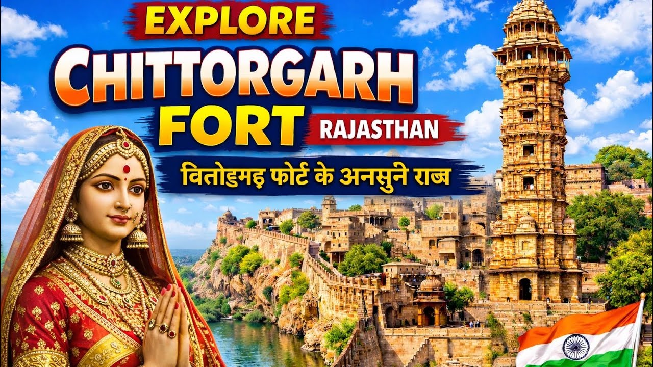 गोमुख कुंड से जौहर स्थल तक | चित्तौड़गढ़ किले का पूरा इतिहास | Chittorgarh Fort History | Padmavati 