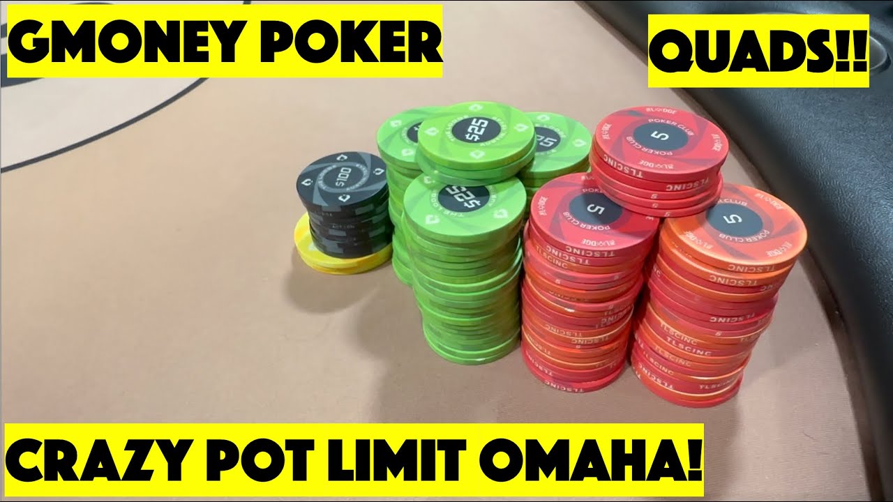 QUADS in HUGE POT! | Pot Limit Omaha | GMoney Poker VLOG #14