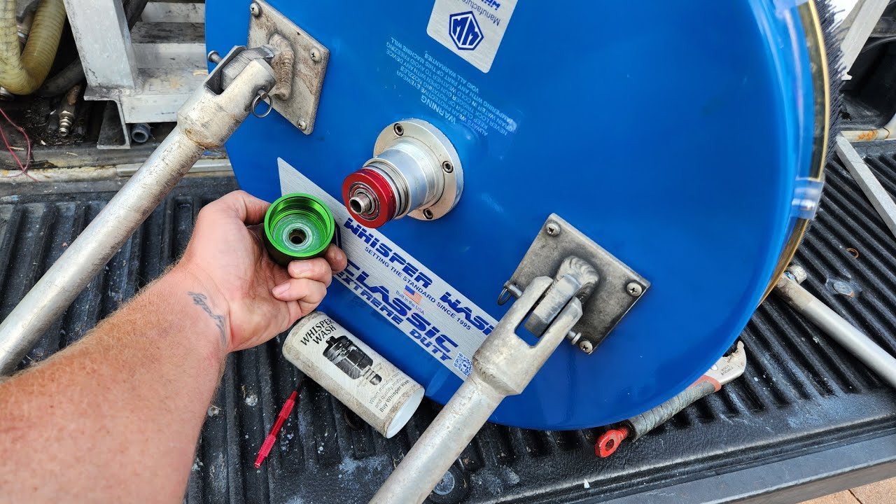 Whisper wash Classic surface cleaner cartridge swap (quad seal)