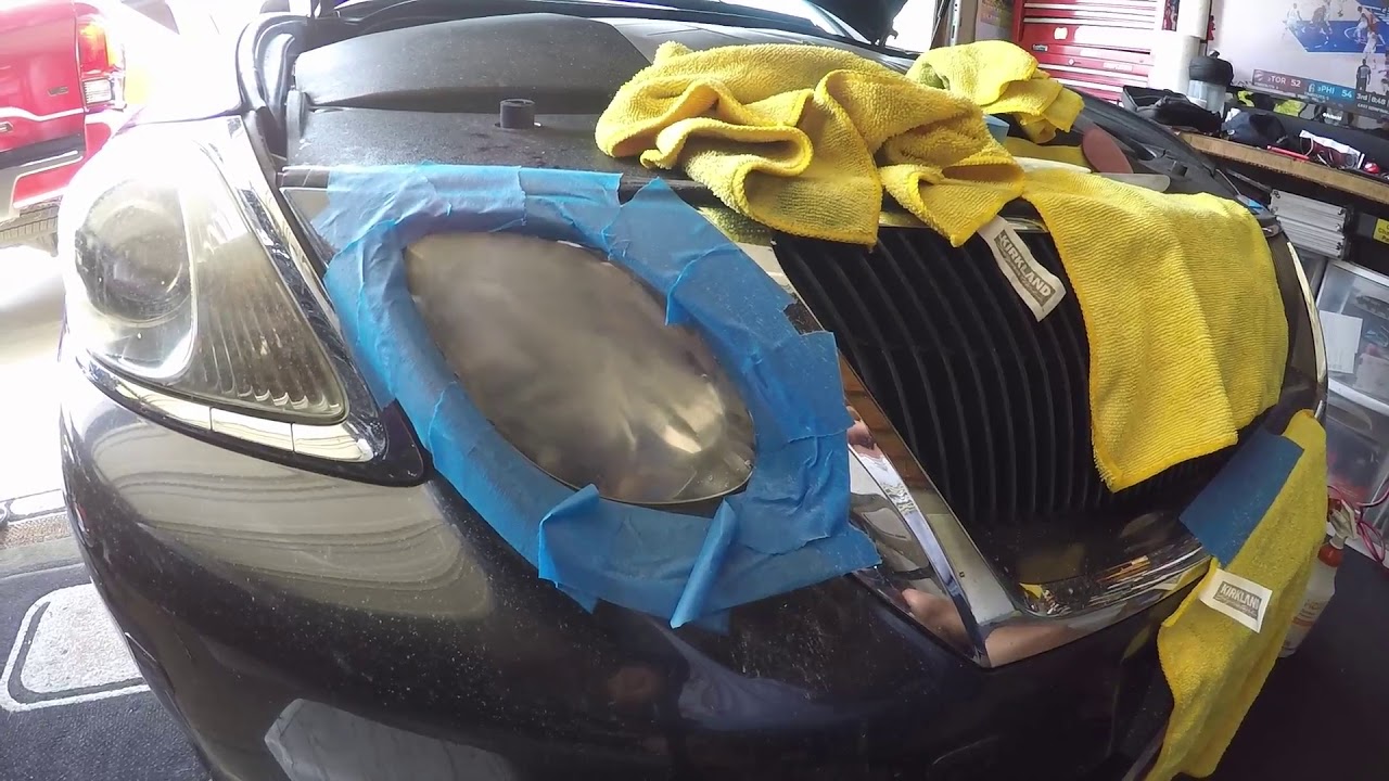 Head Light Restoration 2008 Lexus GS350