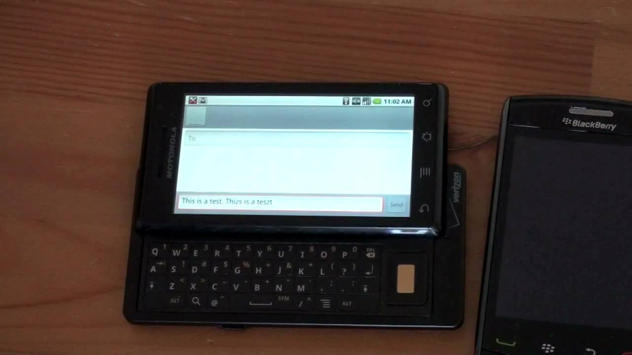 Motorola Droid Vs. BlackBerry Storm 2