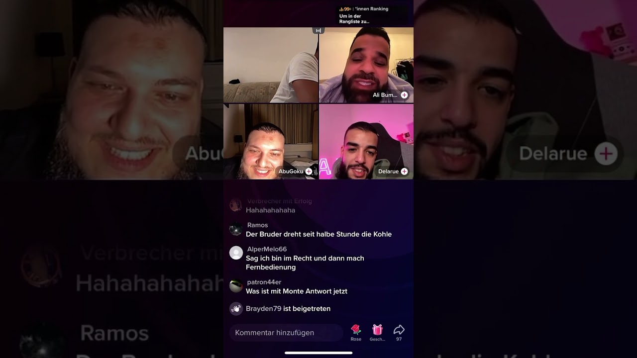 Barello gegen Ali Bumaye, abugoku, Sami | TIKTOK LIVE