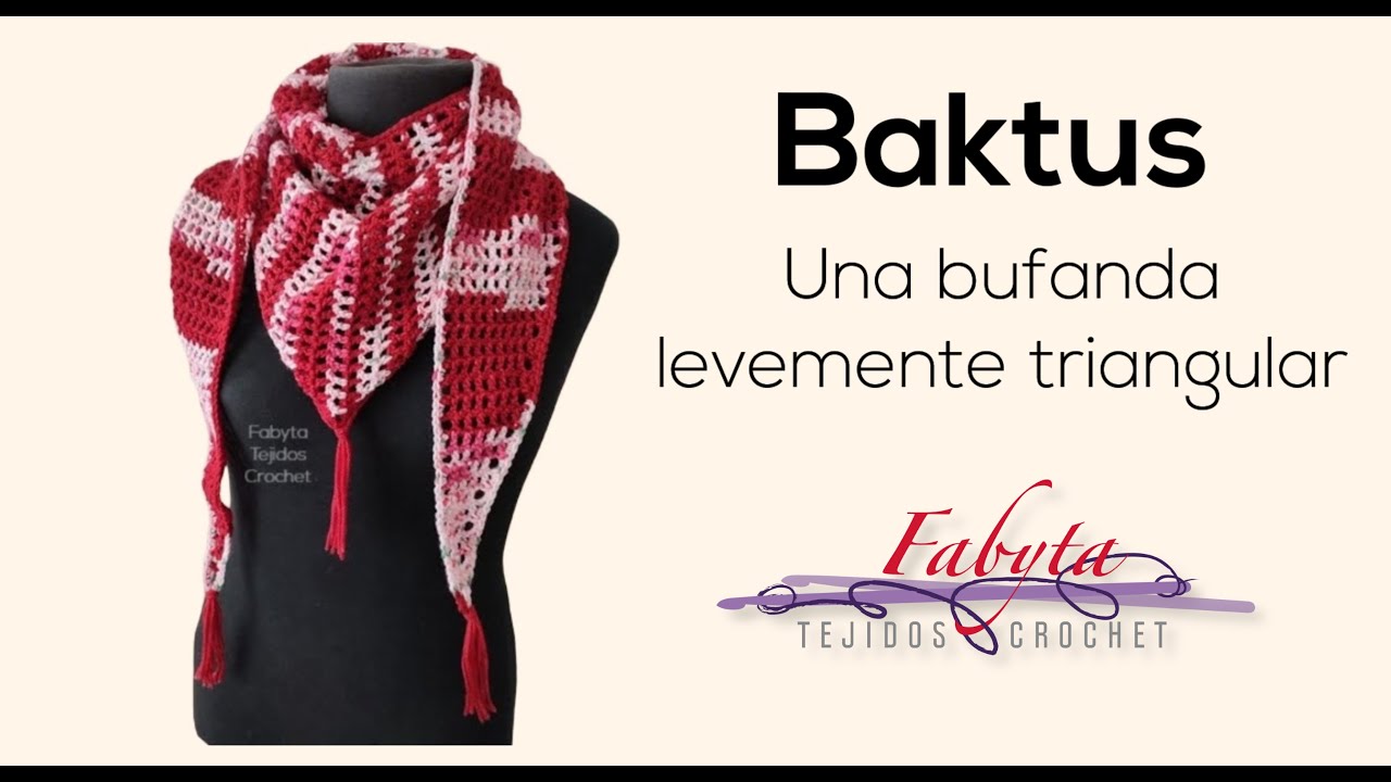 Baktus, una bufanda levemente triangular, el abrigo justo para el cuellito