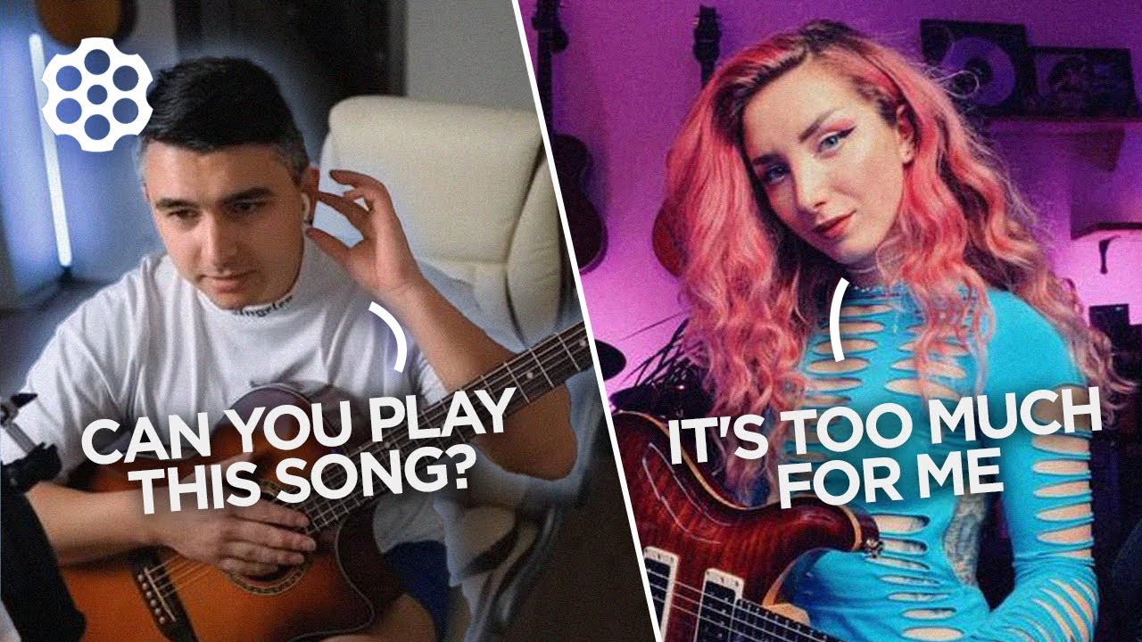 Professional GUITARIST plays for BEGINNER guitarists in Chatroulette | BEST REACTION