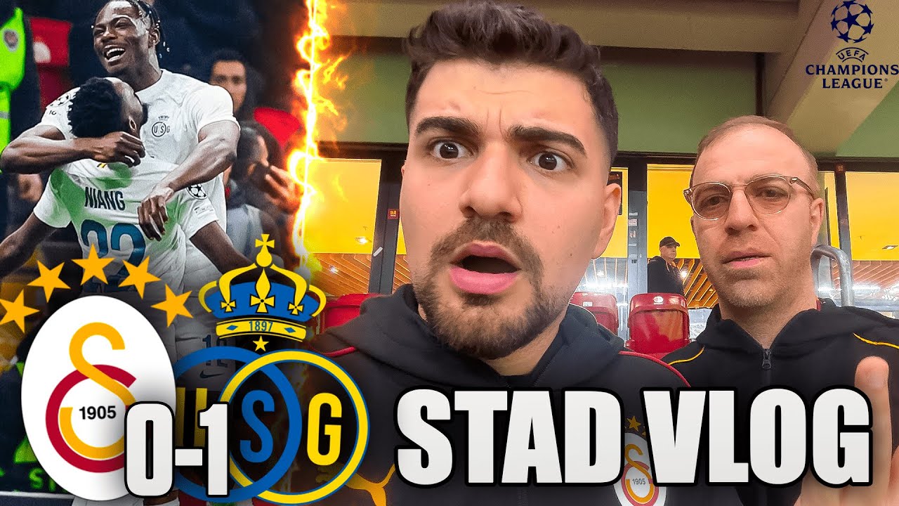HAKEM &Ccedil;ILDIRTTI SAHA KARIŞTI | Galatasaray 0-1 Union Saint-Gilloise Stad vlog