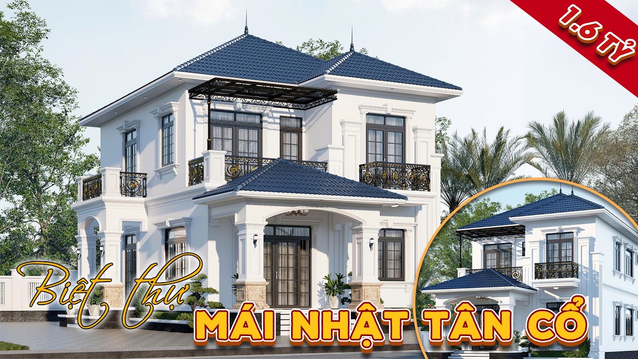 Biệt thự tân cổ điển cực kỳ bề thế và sang trọng | MH06014